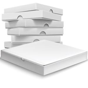 La caja de encargo de papel de embalaje de la pizza acanalada con diverso tamaño, recicla la fiambrera simple de papel del paquete de la pizza 3