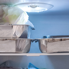 Aleación 8011, hogar disponible de la protección del medio ambiente, bandeja del envase del papel de aluminio de los compartimientos 3