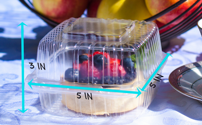 El paquete plegable con bisagras cubierta de la ensalada de la ampolla, envase de la preparación de la comida del compartimiento hermético se lleva la fiambrera 11