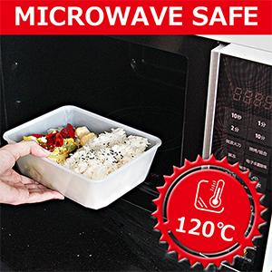 Contenedores de almacenamiento reutilizables de comida del congelador con las tapas, Microwaveable libre de Bento Box BPA de los sistemas del envase de la preparación de la comida 0