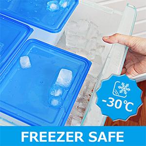 Contenedores de almacenamiento reutilizables de comida del congelador con las tapas, Microwaveable libre de Bento Box BPA de los sistemas del envase de la preparación de la comida 1