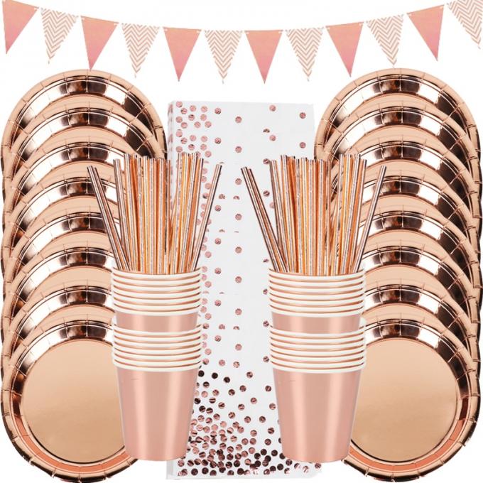 Tazas del partido del oro, tazas de café disponibles con las tapas - tazas calientes aisladas a ir - tazas de lujo 9 de papel del brillo