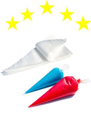 Los bolsos biodegradables de la tubería de los pasteles, se apelmazan adornando los bolsos, kits de materiales consumibles del caramelo de las galletas que cuecen, bolsos de congelación 13