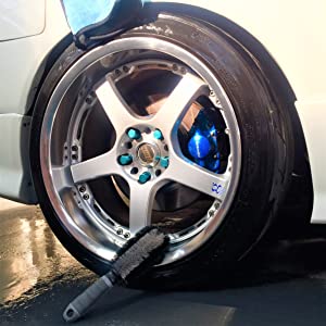 La limpieza que se lavaba del coche limpio de los accesorios del coche fijó 7 en 1 equipo portátil del túnel de lavado, cepilla la fregona, toalla del coche de la microfibra 5