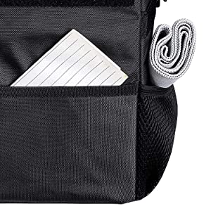 La basura del coche empaqueta al organizador Bag Cooler, cubo de la basura del coche, bolsillos del almacenamiento, compartimiento portátil plegable del asiento trasero del coche 8