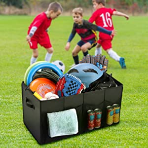 El organizador For SUV, capacidad grande extensible, organizador robusto del tronco de coche del almacenamiento del tronco del cargo, no desliza inferior 14