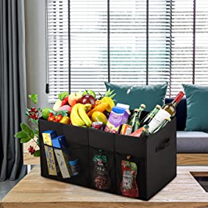 El organizador For SUV, capacidad grande extensible, organizador robusto del tronco de coche del almacenamiento del tronco del cargo, no desliza inferior 15