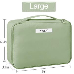 Organizador cosmético de Skincare del maquillaje del viaje, bolso del artículo de tocador, petate plegable, compartimientos múltiples del almacenamiento 0