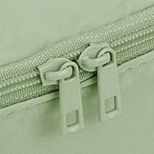 Organizador cosmético de Skincare del maquillaje del viaje, bolso del artículo de tocador, petate plegable, compartimientos múltiples del almacenamiento 3