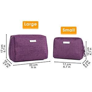 Organizador cosmético de Skincare del maquillaje del viaje, bolso del artículo de tocador, petate plegable, compartimientos múltiples del almacenamiento 10