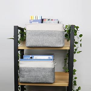 Cestos del lavadero, cesta de organización, organizador For Toy Collection, cesta del almacenamiento de compartimiento del almacenamiento de la lona 21