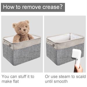 Cestos del lavadero, cesta de organización, organizador For Toy Collection, cesta del almacenamiento de compartimiento del almacenamiento de la lona 24