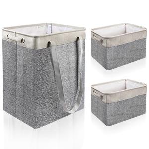 Cestos del lavadero, cesta de organización, organizador For Toy Collection, cesta del almacenamiento de compartimiento del almacenamiento de la lona 27