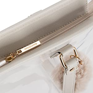 Bolso claro del holograma, grande para los juegos de los deportes, el trabajo, el viaje de la seguridad, los lugares del estadio o el concierto 7