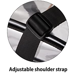 Los bolsos claros, estadio aprobado, ven a través de Tote Bag, correa de hombro, bolso transparente grande 7