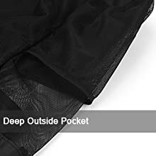 Mesh Beach Bags Totes, bolsillos de la extra grande, petate grande de gran tamaño, bolsos netos, bolsillos de la producción del ultramarinos 2