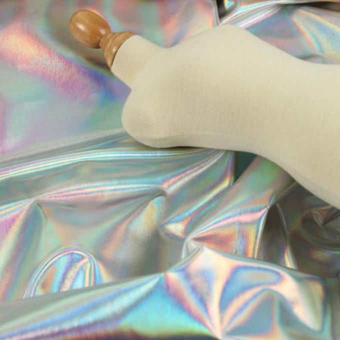 Bolso de cuero reflexivo de la PU del laser, totalizador iridiscente, bolso olográfico de la moda, bolso de la aislamiento, bolso del trabajo del estadio 7