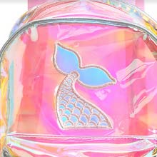 Bolso de School Daypack Travel Caming del estudiante de la mochila para las muchachas de las mujeres, bolsos de lazo, arco iris multicolor 2