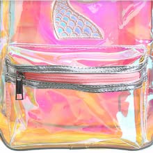 Bolso de School Daypack Travel Caming del estudiante de la mochila para las muchachas de las mujeres, bolsos de lazo, arco iris multicolor 5