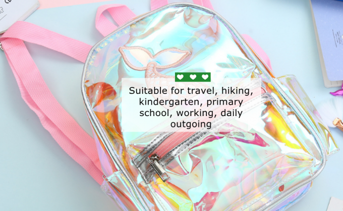 Bolso de School Daypack Travel Caming del estudiante de la mochila para las muchachas de las mujeres, bolsos de lazo, arco iris multicolor 8