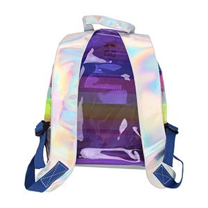 Bolso de School Daypack Travel Caming del estudiante de la mochila para las muchachas de las mujeres, bolsos de lazo, arco iris multicolor 19