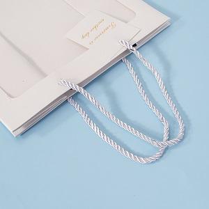 El cuadrado de las bolsas de papel de Kraft empaqueta, bolsa de papel gruesa con la ventana para la boda, partido, cumpleaños, compras, flor empaqueta 2