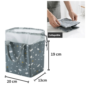 El paquete reutilizable de la tela de algodón de la lona, ALMUERZA BOLSA, lazo, Bento Box Cooler aislado, Tote Handbag 1