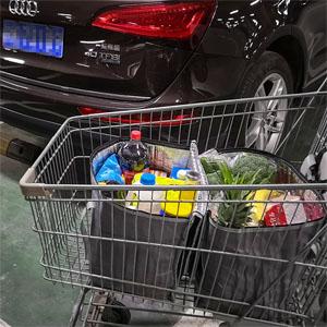 El paño de Oxford aisló los bolsos de compras reutilizables, tamaño del XL, bolso grande del refrigerador de la comida campestre, frío superior Zippered 10