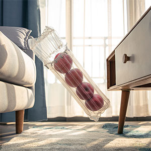 Los bolsos inflados del protector de la botella de vino, envuelven el transporte de cristal del viaje, columna llenada aire, el amortiguar hermético 8