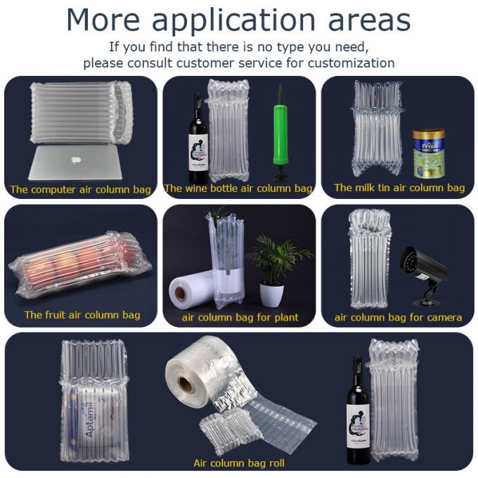 Bolso protector del anuncio publicitario del ordenador portátil inflable, embalaje del transporte, bolso del amortiguador de aire, embalaje del bolso de la columna del aire 8