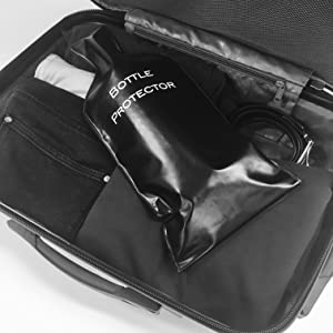 El protector reutilizable de la botella de vino, amortiguador de la burbuja de aire, caja de la manga del viaje, impacto hermético de la seguridad resiste 2