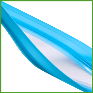 PEVA, silicón, bolsos que se puede volver a sellar de la comida del congelador del almacenamiento reutilizable, envase hermético del almuerzo del Zip lockk de la prueba del escape 11