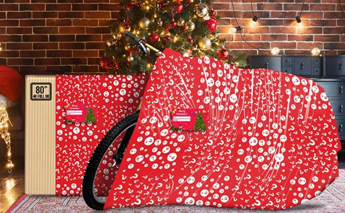 Bolso gigante de la bici del regalo enorme, extra grande de gran tamaño, enorme resistente, actuales sacos del envoltorio para regalos de Navidad 2