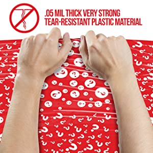 Bolso gigante de la bici del regalo enorme, extra grande de gran tamaño, enorme resistente, actuales sacos del envoltorio para regalos de Navidad 5